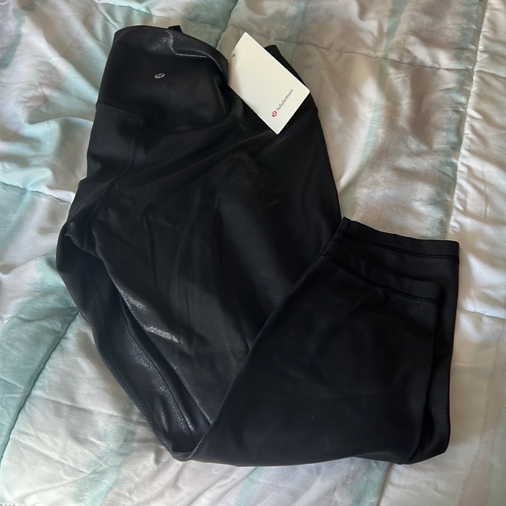 Lululemon align HR crop 23 inch shine leggings size 14